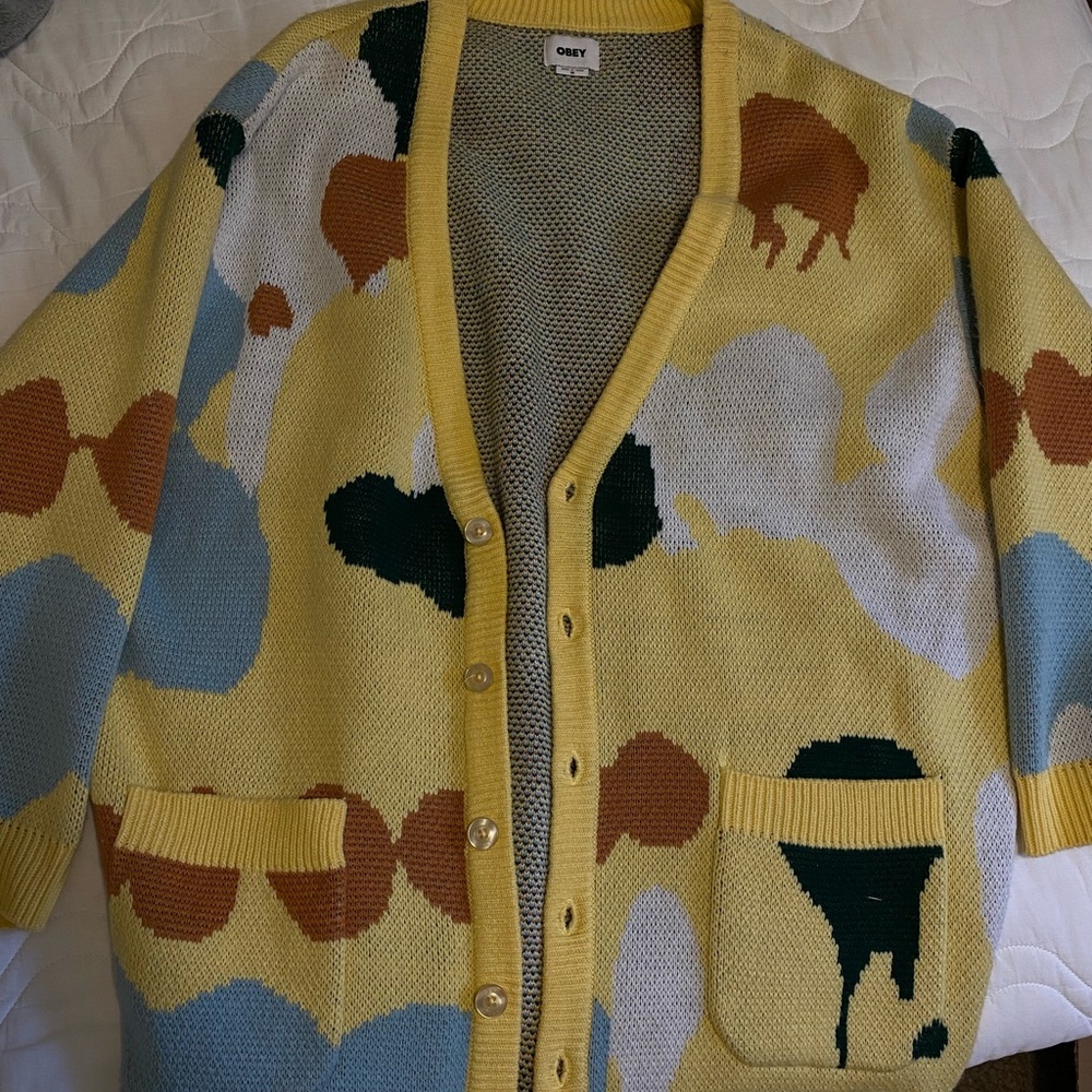Obey Cardigan Sweater